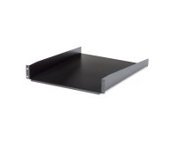 StarTech.com Étagère pour Rack Serveur 2U - Étagère Universelle pour Rack/Armoire d'Équipement Réseau 19" - Acier Gros Calibre - Capacité de Poids 23kg - Plateau de 55cm de Profondeur, Noir