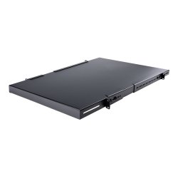 StarTech.com Étagère Réglable pour Montage en Rack Serveur 1U - 150 kg - Profondeur de Montage Réglable de 49,5 à 97,4cm Plateau Universel pour rack d'équipement AV/réseau 19" - Profondeur 69,8 cm