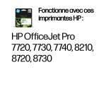 HP 953XL Cartouche d’encre cyan grande capacité authentique