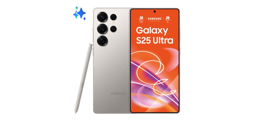 Samsung Galaxy S25 Ultra 17.5 cm (6.9") Dual SIM Android 15 5G USB Type-C 12 GB 1 TB 5000 mAh Grey, Titanium