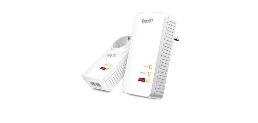 Powerline FRITZ! 1260 WLAN Set 1200 Mbit/s Collegamento ethernet LAN Wi-Fi Bianco 2 pz