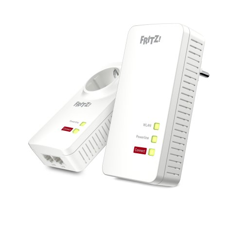 Powerline FRITZ! 1260 WLAN Set 1200 Mbit/s Collegamento ethernet LAN Wi-Fi Bianco 2 pz