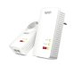 Powerline FRITZ! 1260 WLAN Set 1200 Mbit/s Collegamento ethernet LAN Wi-Fi Bianco 2 pz