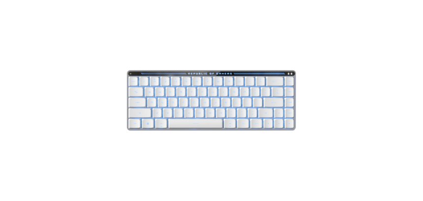 ASUS ROG Falchion RX Low Profile keyboard Gaming USB + RF Wireless + Bluetooth White