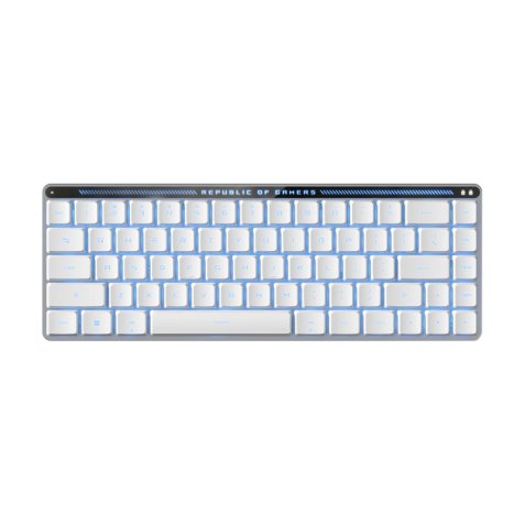 ASUS ROG Falchion RX Low Profile keyboard Gaming USB + RF Wireless + Bluetooth White