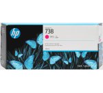 HP Cartouche d’encre DesignJet 738, magenta, 300 ml