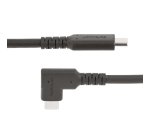 StarTech.com Câble USB-C de 2m, Coudé à Droite, USB 5Gbps, 100W (5A) Power Delivery, 4K 60Hz DP Alt Mode, Cordon USB C Robuste - Compatible Thunderbolt