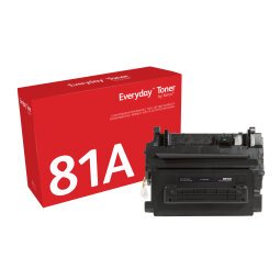 Everyday El tóner ™ Negro de Xerox es compatible con HP 81A (CF281A/ CRG-039), Capacidad estándar