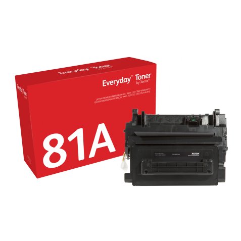 Everyday El tóner ™ Negro de Xerox es compatible con HP 81A (CF281A/ CRG-039), Capacidad estándar