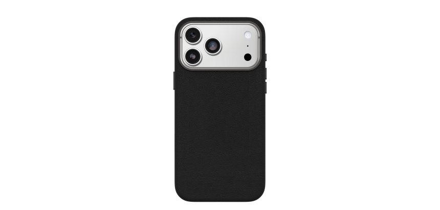 OtterBox Symmetry Cactus Leather Series voor Apple iPhone 17 Pro Max, Noir Ash