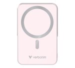 Verbatim Charge 'n' Go Magnetic Wireless Lithium Polymère (LiPo) 10000 mAh Recharge sans fil Rose