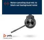 HP Poly Auriculares Poly Voyager 4310 USB-A + llave BT700