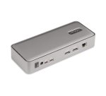 StarTech.com Docking Station KVM USB-C pour Deux PC Portables - Station d'Accueil DisplayPort 4K 60Hz pour 2 Moniteurs - Hub USB 5 Ports, GbE, Alimentation 90W/45W - Stations d'Accueil pour Ordinateur Portable