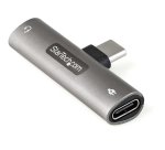 StarTech.com Adaptateur USB-C Audio & Chargeur - Convertisseur Prise Audio Mini Jack Aux TRRS 3.5mm Casque/Écouteurs - 60W USB Type-C Power Delivery Pass-Through - Smartphone/Tablette