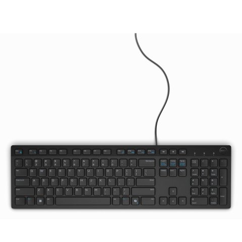 Teclado DELL 580-ADGS USB QWERTY Español Negro