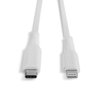 Lindy 31315 cavo Lightning 0,5 m Bianco