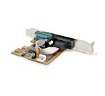 StarTech.com 2-Port PCI Express Serial Interface Card, Dual Port PCIe to RS232 (DB9) Serial Card, 16C1050 UART, Low/Full Profile Brackets, COM Retention, For Windows/Linux