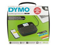 DYMO LabelManager Executive 640 CB Stampante per etichette portatile con custodia e 3 cassette di etichette D1 | Etichettatrice compatta con tastiera QWERTY | Connettività Bluetooth e USB