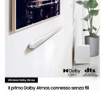 Samsung Soundbar HW-S701D/ZF Serie S, 7 Speaker, Wireless Dolby Atmos, Audio a 3.1 Canali, Q-Simphony, Compatibile con Alexa e Google Assistant, White 2024
