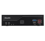 Shuttle Slim PC DH770 , S1700, 2x HDMI, 2x DP , 2x 2.5G LAN, 2x COM, 8x USB, 1x 2.5", 2x M.2, fonctionnement permanent 24/7, attaches VESA