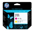 HP 771 tête d'impression DesignJet magenta/jaune