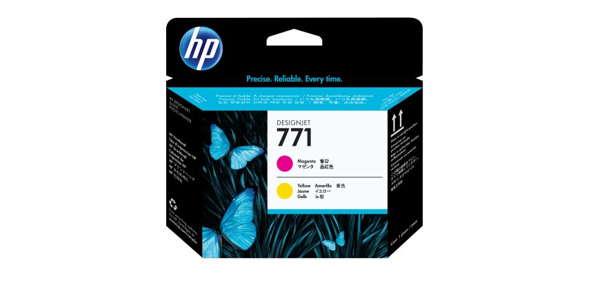 HP 771 tête d'impression DesignJet magenta/jaune