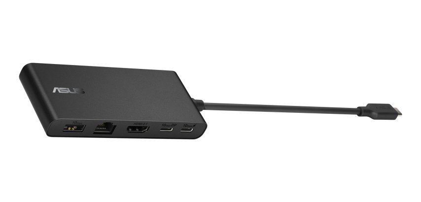 ASUS Dual 4K USB-C Dock DC201 Bedraad USB 3.2 Gen 2 (3.1 Gen 2) Type-C Zwart