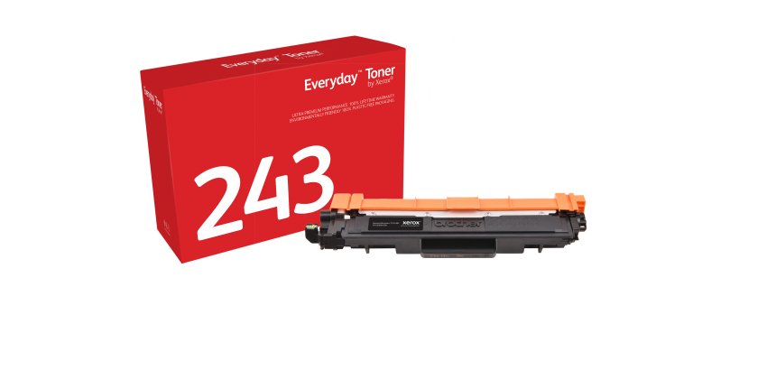 Everyday™ Black Toner by Xerox compatible with Brother TN-243BK, High capacity