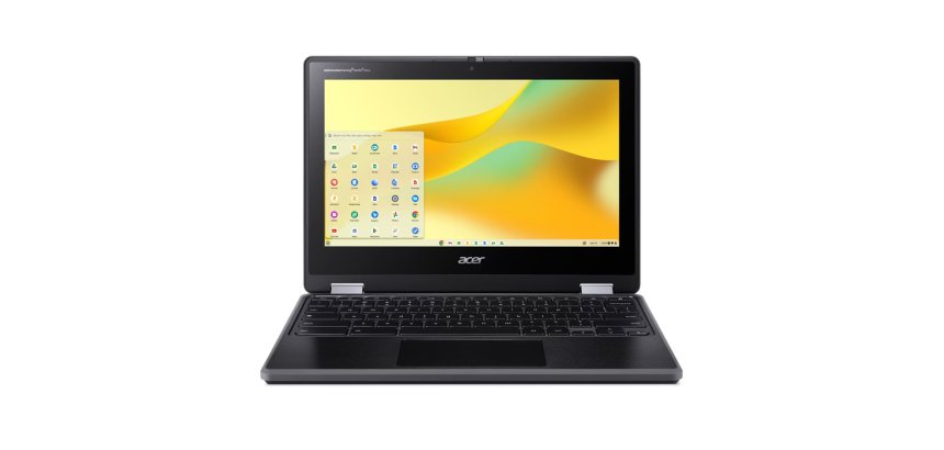Acer Chromebook R756T-TCO-C7ZA Intel® N N100 29,5 cm (11.6") Écran tactile HD 8 Go LPDDR5-SDRAM 32 Go Flash Wi-Fi 6E (802.11ax) ChromeOS Noir Français