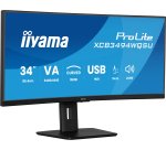 iiyama ProLite XCB3494WQSU-B1 écran plat de PC 86,4 cm (34") 3440 x 1440 pixels UltraWide Quad HD LED Noir