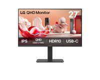 LG 27BA65QB-B.AEU écran plat de PC 68,6 cm (27") 2560 x 1440 pixels Wide Quad HD LED Noir