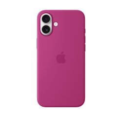 Apple iPhone 16 Plus Silicone Case with MagSafe - Fuchsia