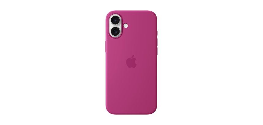 Apple iPhone 16 Plus Silicone Case with MagSafe - Fuchsia