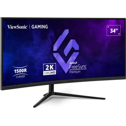 Viewsonic VX3418C-2K écran plat de PC 86,4 cm (34") 3440 x 1440 pixels UltraWide Quad HD Noir