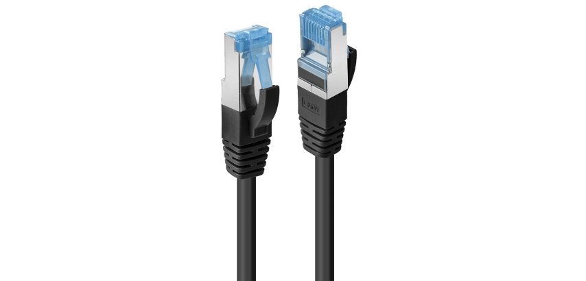 Lindy 47177 cavo di rete Nero 1 m Cat6a S/FTP (S-STP)