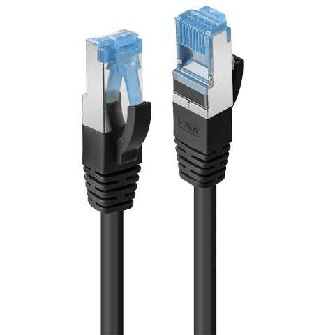 Lindy 47179 cable de red Negro 2 m Cat6a S/FTP (S-STP)