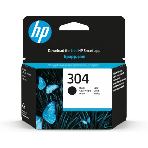 HP 304 Cartouche d’encre noire authentique