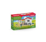 Boite de jeux schleich farm world clinique veterinaire    avec animaux domestiques