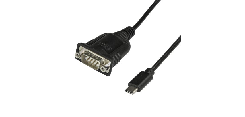 StarTech.com Câble adaptateur USB-C vers série DB9 RS232 avec rétention COM