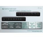 i-tec Universal 6x 4K/60Hz Display Docking Station + Power Delivery 140W