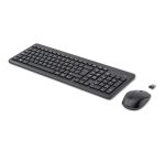 HP 330 Wireless Mouse and Keyboard Combination clavier Souris incluse Universel RF sans fil AZERTY Belge Noir