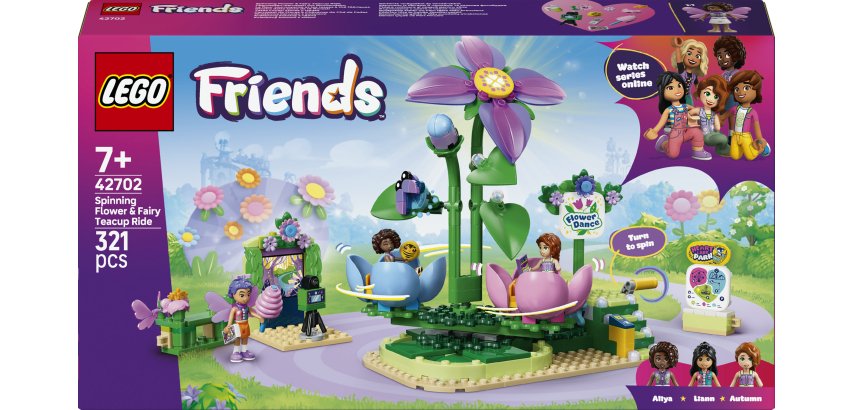 LEGO Friends Spinning Flower & Fairy Teacup Ride