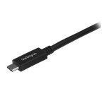 StarTech.com Câble USB-C de 1m, USB 5Gbps, 60W (3A) Power Delivery, 4K 60Hz DP Alt Mode, Gaine TPE - Compatible Thunderbolt