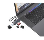Conceptronic BIAN05G 2-in-1 USB 3.0 Dual Plug Card Reader, SD/MicroSD 3.0, UHS-I