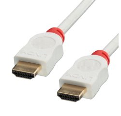 Lindy 41413 cable HDMI 3 m HDMI tipo A (Estándar) Rojo, Blanco