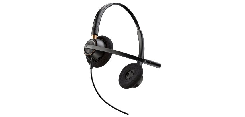 HP Poly Auriculares estéreo Poly EncorePro 525 USB-A con certificación para Microsoft Teams