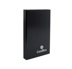 CoolBox CAJA/CARCASA HDD/SSD 2.5" SLIMCHASE SCA2523 USB3.2 GEN1 ALUMINIO NEGRO