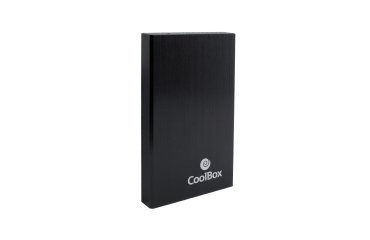 CoolBox CAJA/CARCASA HDD/SSD 2.5" SLIMCHASE SCA2523 USB3.2 GEN1 ALUMINIO NEGRO