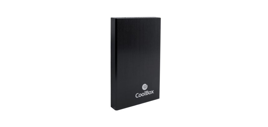 CoolBox CAJA/CARCASA HDD/SSD 2.5" SLIMCHASE SCA2523 USB3.2 GEN1 ALUMINIO NEGRO