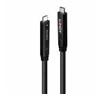 Lindy Câble Hybride Type C USB 3.2 10Gbit/s, 10m (4 Lanes)
